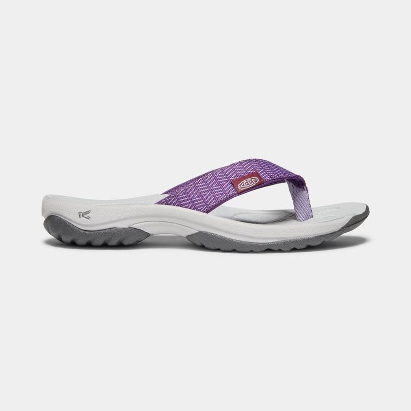 Keen Kona Flip II Womens Flip Flops Purple Clearance (9856-OFGWV)